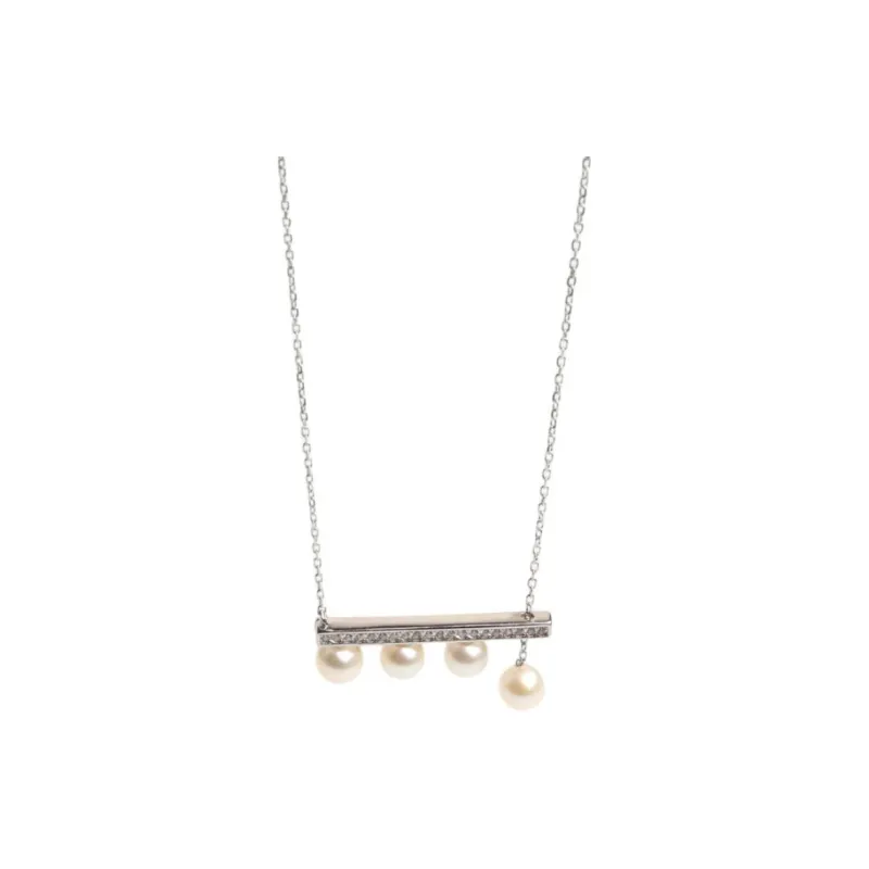 Oushuo Jewelry Freshwater Pearl Necklaces Women's-5