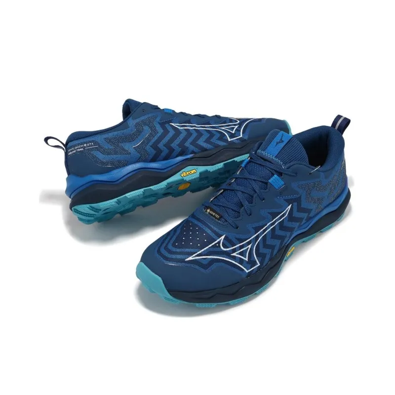 Mizuno Anti-Slip Wear-Resistant Low-Top Running Shoes Unisex Blue-3