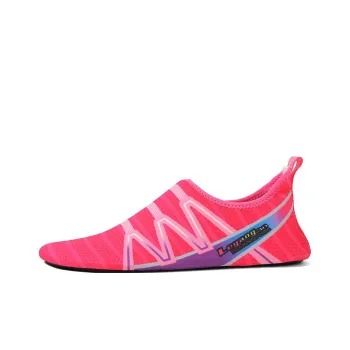 Leyang Breathable Quick Dry Low Top Casual Shoes Unisex Pink