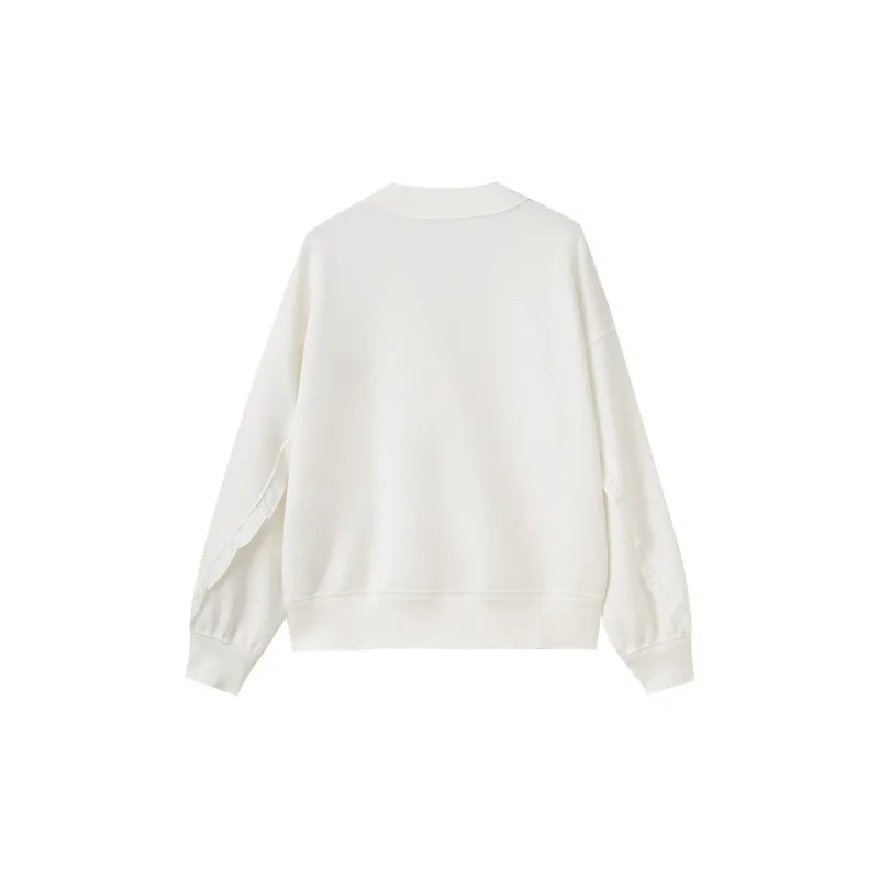 SHUIYUNJIAN Cropped Coat Women's Ivory White-1