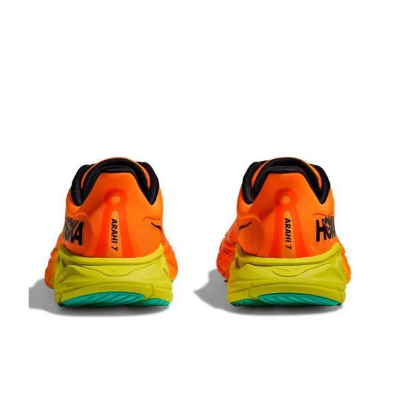 HOKA ONE ONE Arahi 7 Electric Tangerine Black-4