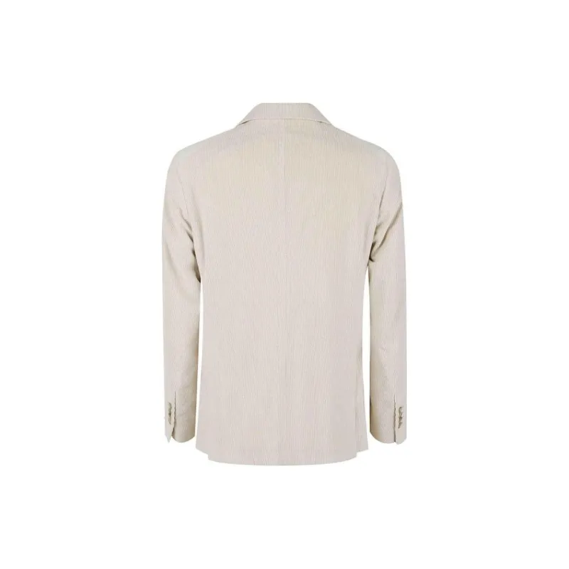 Tagliatore Business Suits Coats Men's Cream-1