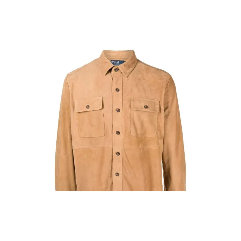 Polo Ralph Lauren FW22 Shirt Men's Beige-5