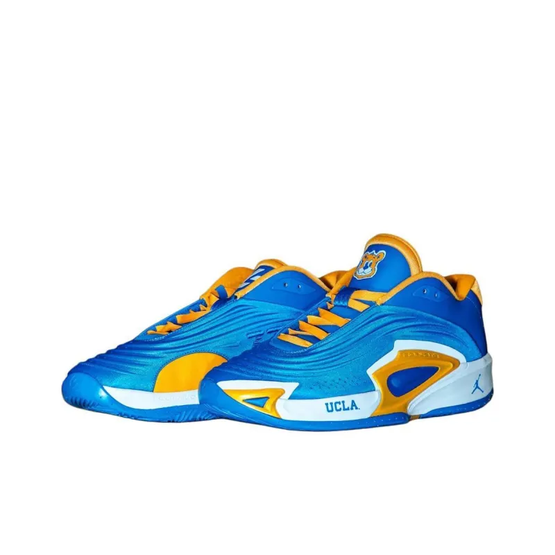 Jordan Luka 3 Anti-Slip Wear-Resistant Low-Top Basketball Shoes Unisex Blue-1