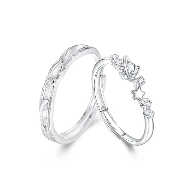 Zbird Sterling Silver Rings Unisex-2