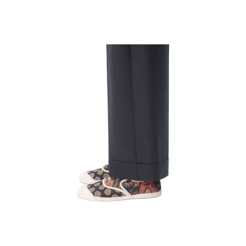 Valentino Wool Gabardine Trousers-6