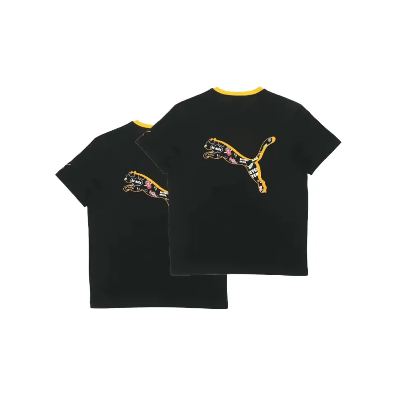 PUMA T Shirt Unisex 2 Pack Black-1