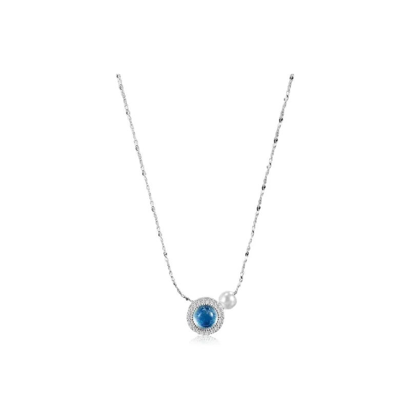 Kim Ka Fook S925 Silver Necklaces Women's Festival Anniversary Box-0