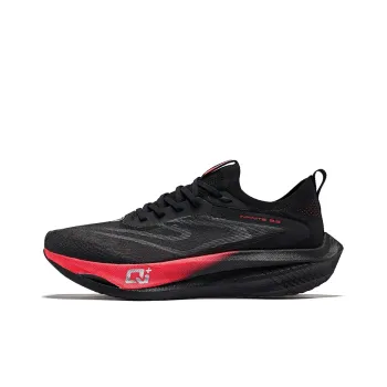 Erke Zhijing 2.0 Cushioning Rebound Low Top Running Shoes Men's Black Swan Color Scheme