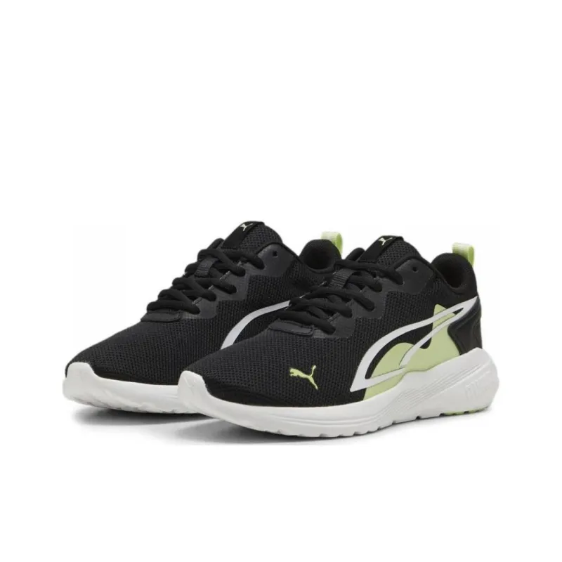 PUMA Slip Resistant Anti Kick Wear Resistant Low Top Kids' Running Shoes Black Teenagers-2