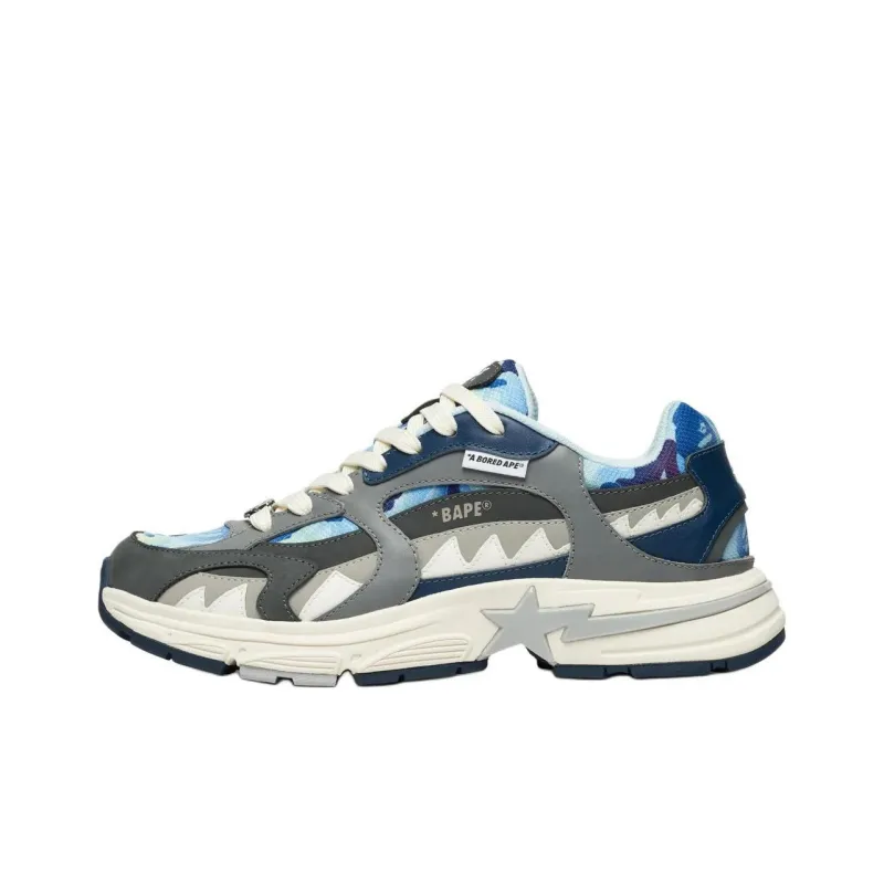 BAYC x A BATHING APE Shark STA M2 Low Top Casual Shoes Men's Blue-0