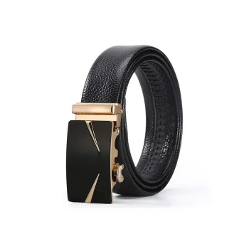 YUZHAOLIN Cow Leather Belts Men's 3.6cm