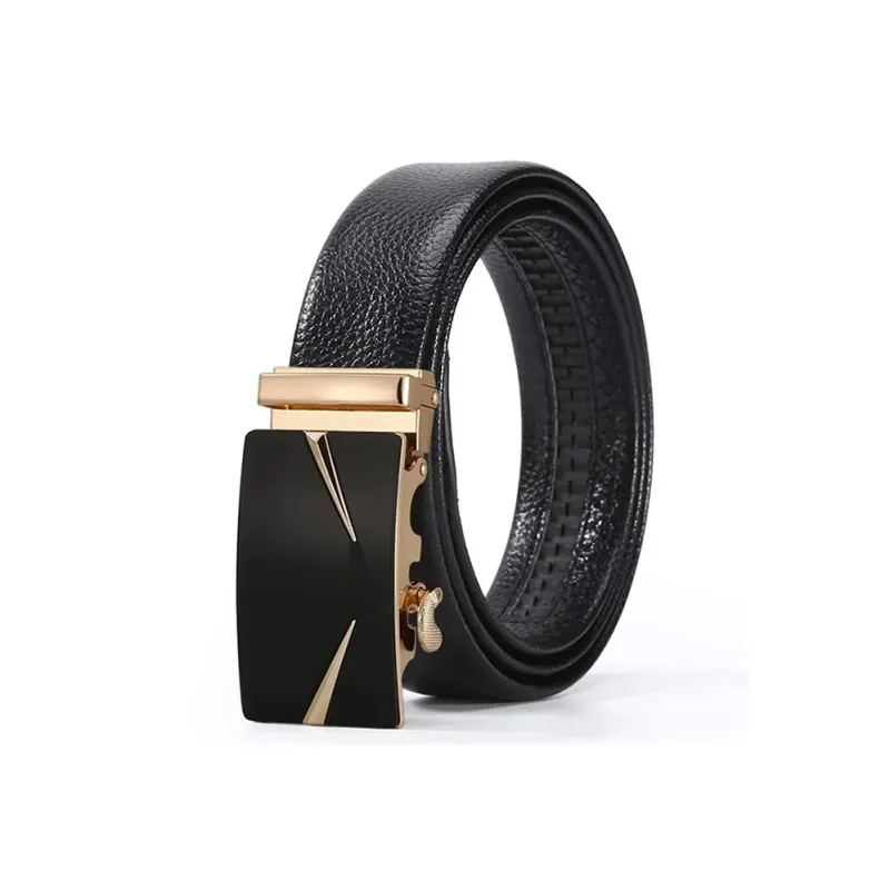 YUZHAOLIN Cow Leather Belts Men's 3.6cm-0