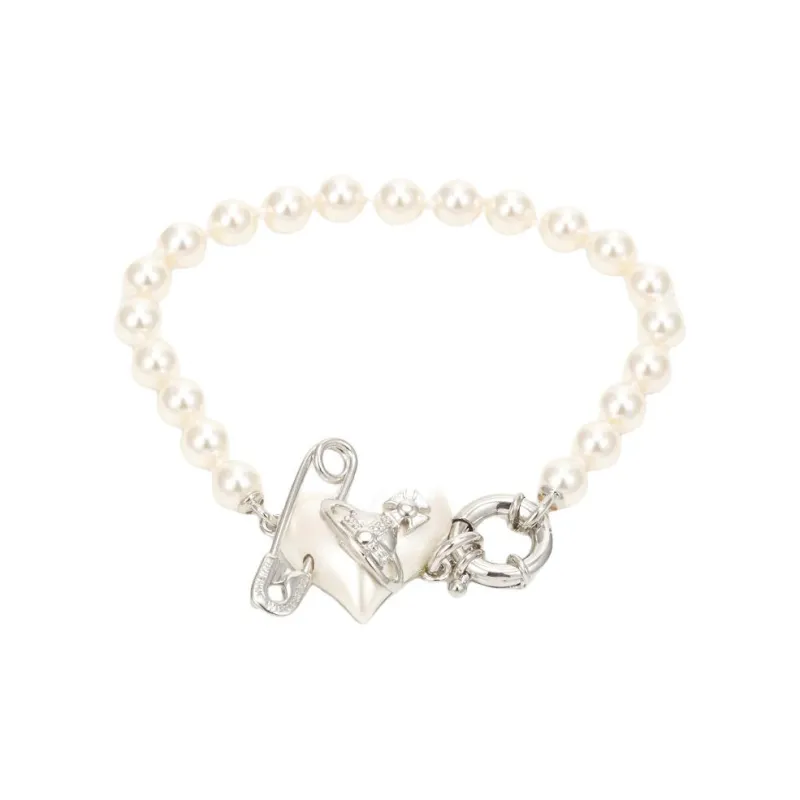 Vivienne Westwood Pearl Bracelets Women's Silver-2