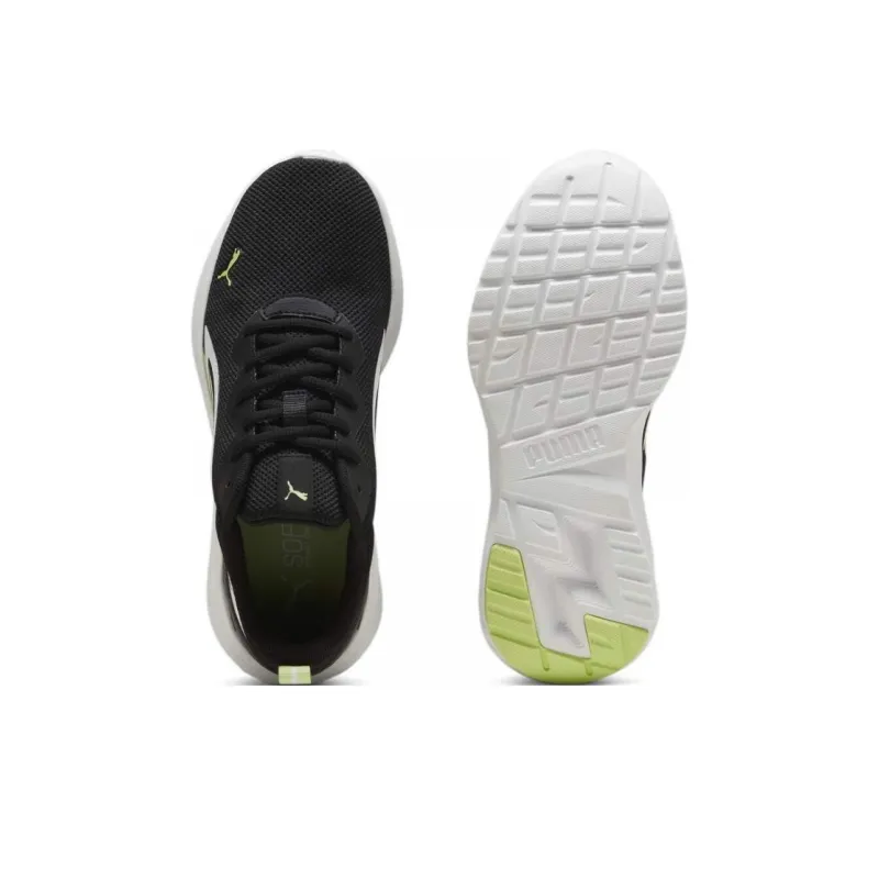 PUMA Slip Resistant Anti Kick Wear Resistant Low Top Kids' Running Shoes Black Teenagers-3