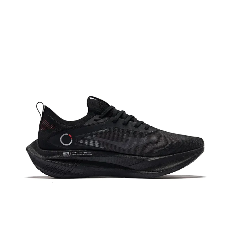 Erke Zhijing 2.0 Cushioning Rebound Low Top Running Shoes Men's Black Swan Color Scheme-1