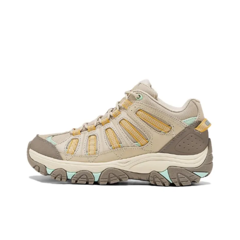 Skechers OUTDOOR Anti Slip Wear Resistant Low Top Trekking Shoes Women's Beige-0
