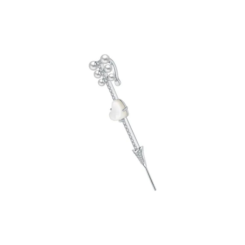 BABYBEI 925 Silver Mother of pearl Earrings Women's-0