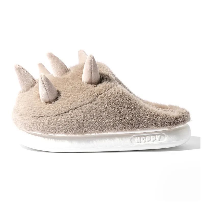 Darcy Sen Cotton Slippers Gray/Apricot-1