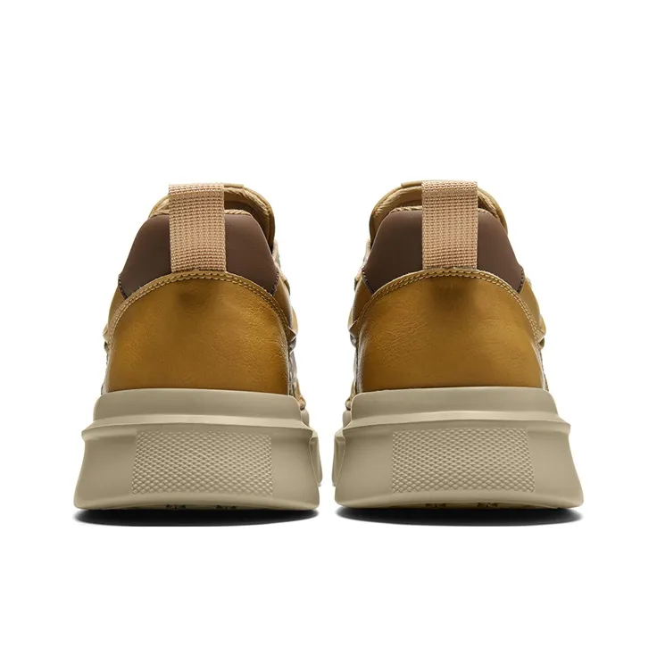 AOKANG Maillard Style Series Height Increasing Lightweight Slip-Resistant Low-Top Skateboard Shoes Men's Exclusive Box-4