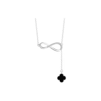 VANA S925 Silver Necklaces Women's Silver White