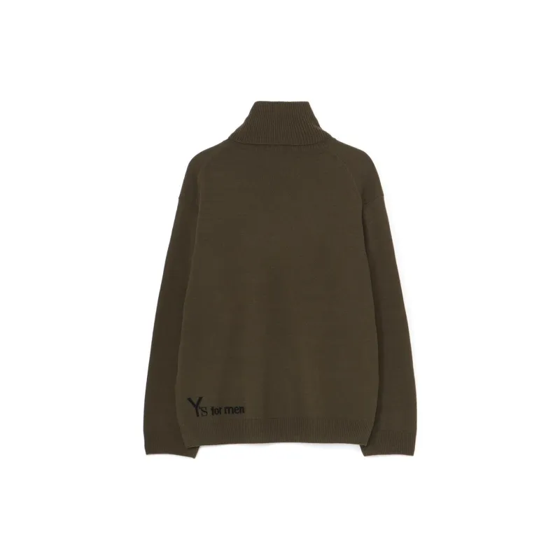 Yohji Yamamoto Y's For Men FW24 Sweater Unisex Khaki-1