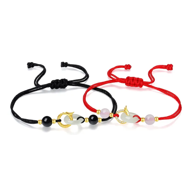 NAME.S Hetian Jade Bracelets Pale Greenish White Jade Unisex-0
