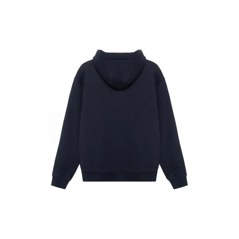 Burberry Women's Logo Print Hooded Sweatshirt Black-1
