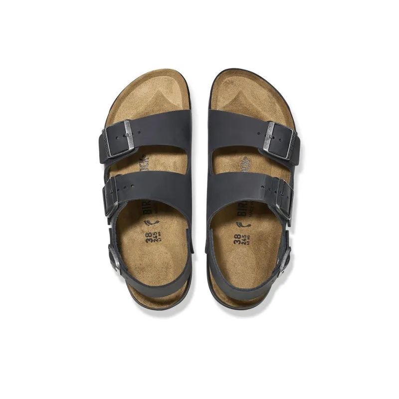 Birkenstock Milano Crosstown Beach Sandals Women's Black Regular-3