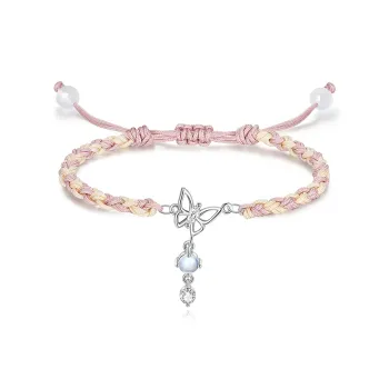 TUTAE Alloy Bracelets Women's Pink