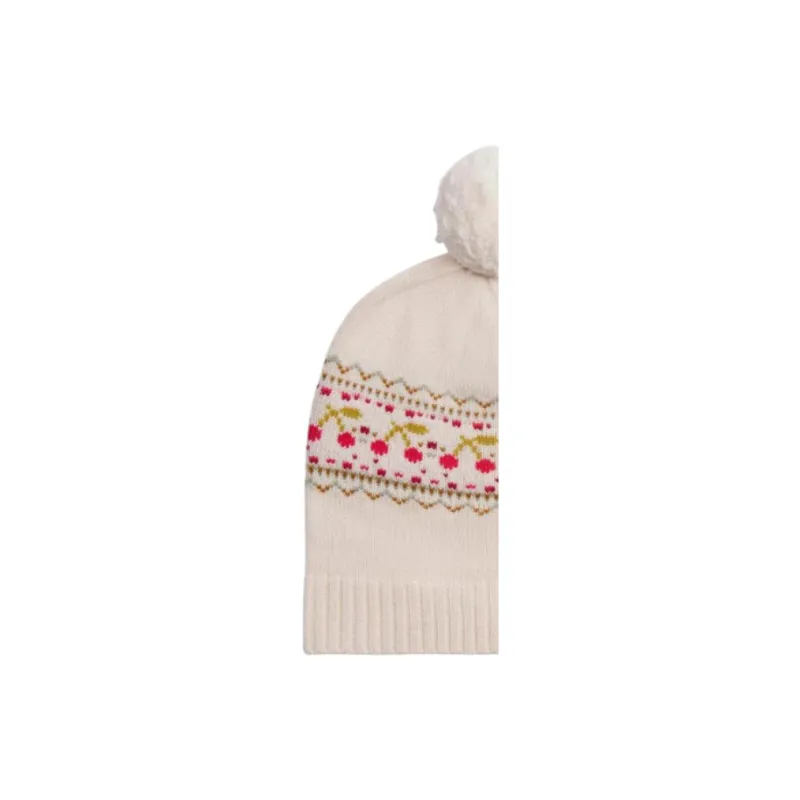 Bonpoint Brigitte Pompom Wool Beanie-2