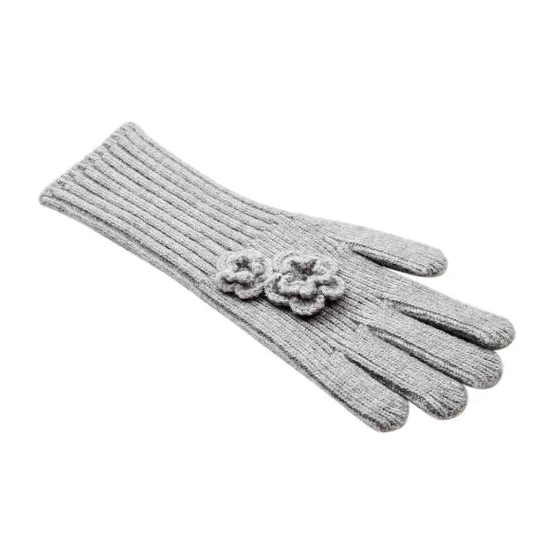 MUYKUY Acrylic Knit Gloves Women's-14