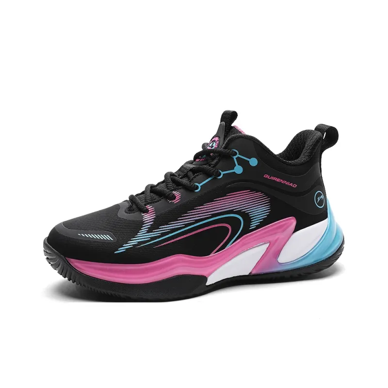 K-bird Cushioned Slip-Resistant Rebound Mid-Top Basketball Shoes Women's-20