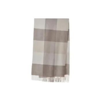 MUJI Sheep Wool Knit Scarves Unisex Beige