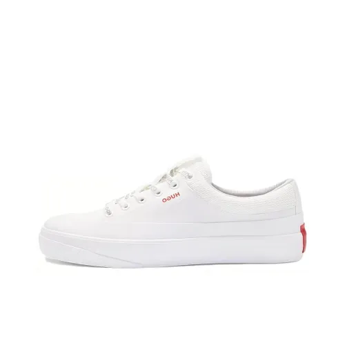 HUGO BOSS Low Top Skateboard Shoes Men's White