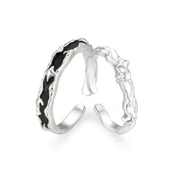 ZHONGLING 925 Sterling Silver Rings Unisex