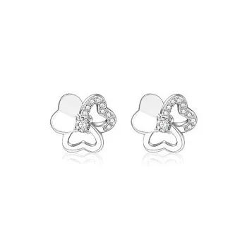 GIFT&CO 999 Fine Silver Stud Earrings Women's
