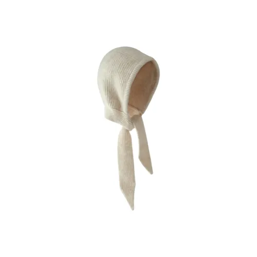 FREE RABBITⅡ Korean Style Letter Fabric Label Warm Ear Protection Beanie Women's