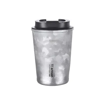 Tiartisan Outdoor Water Equipment Camping Insulated Cup Pure Titanium 400ml