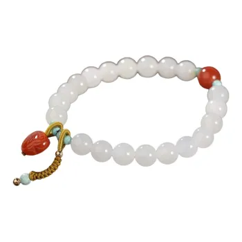 S&A Hetian Jade Bracelets White Jade Women's