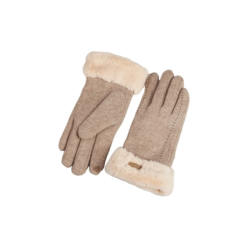 Shanghai Story Wool Blend Knit Gloves Women's-22