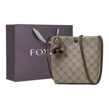 FOXER Synthetic Leather Magnetic Closure Bucket Bag Crossbody Bag, Shoulder Bag Regular Women's Multicolor