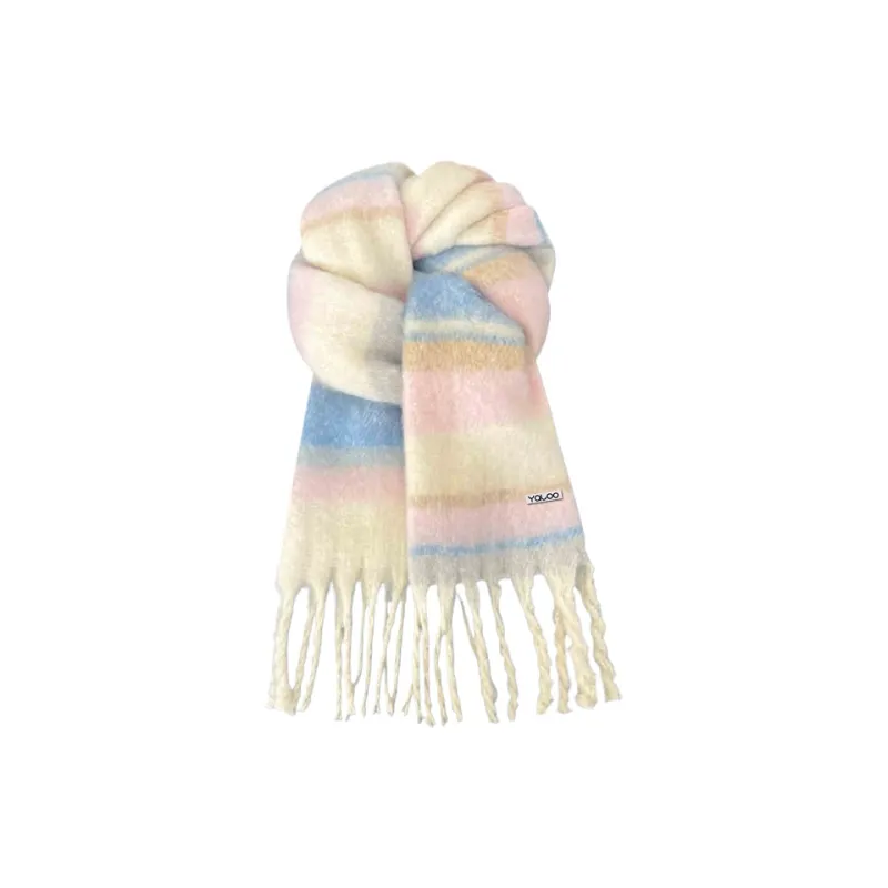 Yalu Polyester Knit Scarves Unisex Gift Box Set-1