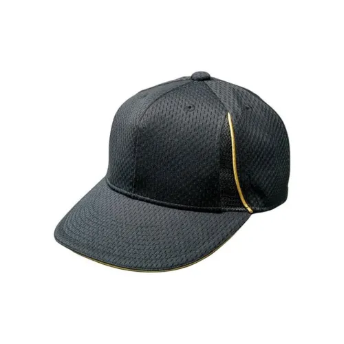 Mizuno Polyester Baseball Caps Unisex Black