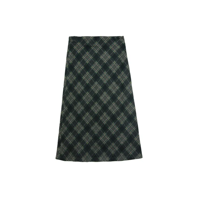 WESTLINK Knit Long Skirts Women's Green-1