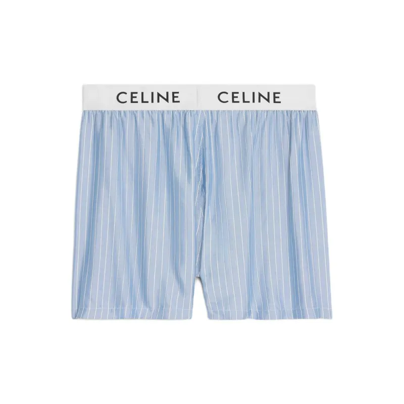 CELINE Boxers In Striped Silk-1