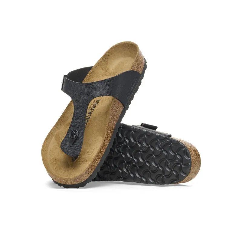 Birkenstock Gizeh Series EVA Abrasion Resistant Flip Flops Men's Black Regular-4