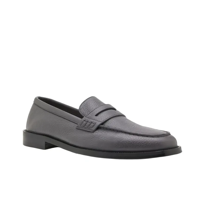 MANOLO BLAHNIK Penny Loafers Men's Dark Gray-2