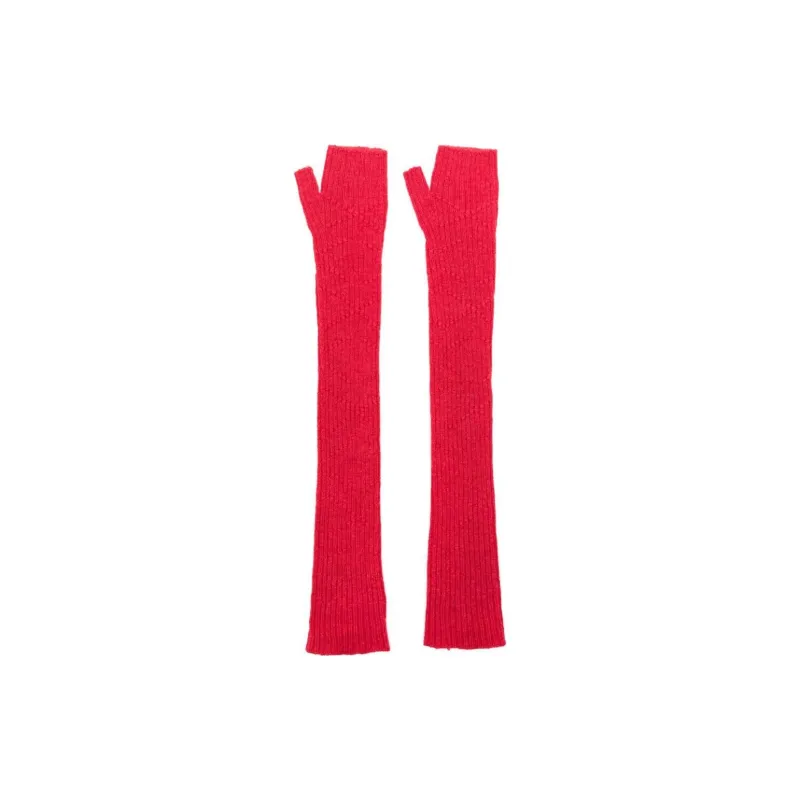 Barrie Cashmere Fingerless Gloves-0
