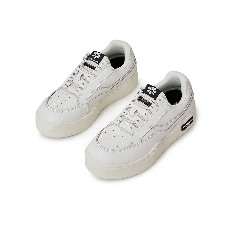 ARTICLE NO. Low Top Skateboard Shoes Unisex Coconut Milk White-2